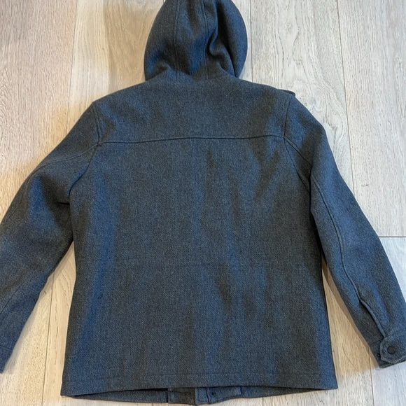 Black Rivet Men’s Wool Coat in Size XL - Picture 3 of 8